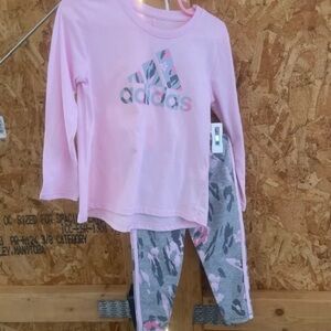 Adidas girls 24 month baby set